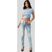 Cipo & Baxx Skinny-fit-Jeans Jeans im washed Look