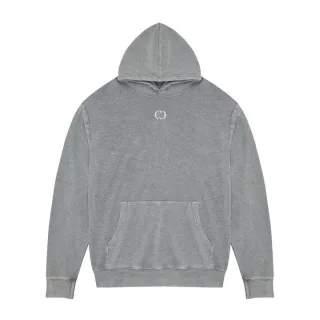Kriminaler Schaden Slub Mens Grey Hoodie