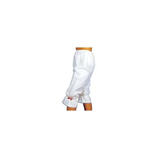 Rüschenhose für Damen, weiß