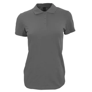 SOLS Womens/Ladies Perfect Pique Short Sleeve Polo Shirt (Dunkelgrau)