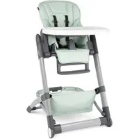 Hauck Hochstuhl Grow Up - Mint, Babystuhl mit Liegefunktion, Tisch, Rollen klappbar & höhenverstellbar