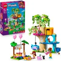 LEGO® Katzengeburtstagsparty & Baumhaus (42666), LEGO Friends Konstruktionsspielsteine, (321 St), Made in Europe