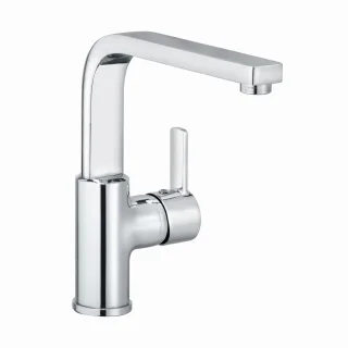 Kludi ZENTA Waschtisch-Einhandmischer mit seitl.Betätig., o.Ablg. chrom, 420260575 420260575