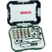 BOSCH Bohrer- und Bitset Schrauberbit- und Ratschen-Set 26tlg - 2607017322