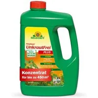 Neudorff Unkrautbekämpfungsmittel Finalsan UnkrautFrei Plus, 2500 ml, 1 St., schonend für Haustiere, Unkraut entferner ohne Glyphosat, Glyphosatfreies Unkrautvernichter-Konzentrat mit 2-fach-Wirksystem