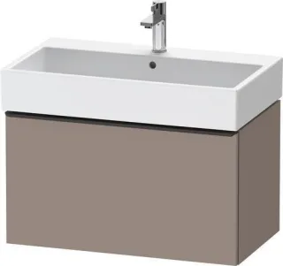 Duravit D-Neo Waschtischunterbau wandhängend Basalt Matt 784x442x440 mm - DE42730BD430000 DE42730BD430000