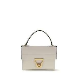 Coccinelle Beiger Kalbleder Bos Taurus Handtasche