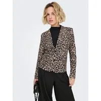 ONLY Kurzblazer ONLELISIA LIFE L/S AOP BLAZER TLR Materialmix, regular fit
