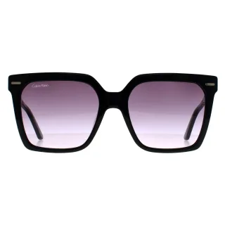 Calvin Klein Square Womens Schwarz Lila Farbverlauf CK22534S