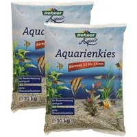 Dehner Aquarienkies Aqua, Körnung 3.5 - 5 mm, beige