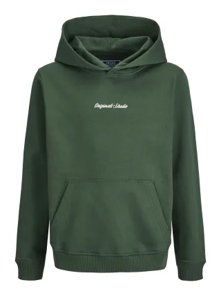 JACK&JONES - JORNORREBRO EMB SWEAT HOOD NOOS JNR Sycamore - Gr. - 140