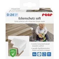 Reer reer Eckenschutz soft weiß 4 Stück Kinder-Sicherheitsgurt
