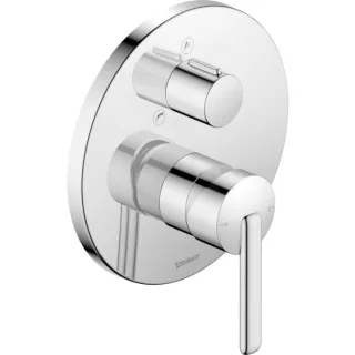 Duravit Balcoon Fertigmontageset BA5210012010 Unterputz-Wannenarmatur, chrom Hochglanz