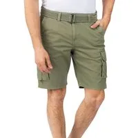 riverso Cargoshorts Herren Shorts RIVJoko Regular Fit Bermudashorts mit Gürtel