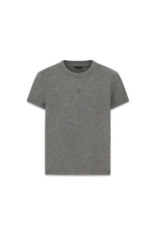 Guess - SS LICIA MOCK NK TOP MEDIUM CHARCOAL H - Gr. - XL
