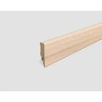 EGGER Sockelleiste Pinie hellbraun L679, L: 240 cm, H: 5.8 cm, 1-St., 2,40m, neues kubisches Profil, passend zu Fußboden Alexandria Pinie