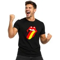 coole-fun-t-shirts Print-Shirt Deutschland T-Shirt Herren Flagge Fan-Shirt schwarz WM Deutschland T-Shirt Herren Schwarz S-5XL