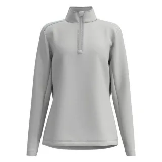 Forelson - "Broadway" Base Layer Oberteil mit kurzem Reißverschluss für Damen - Emblem (Grau)