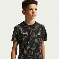 Nike Sportswear Kapuzensweatshirt K NSW TEE HBR AOP für Jugendliche, aus Baumwolle, mit neutralem Schnitt