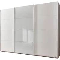 Wimex Schwebetürenschrank Ernesto mit farbigen Glaselementen