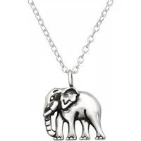 ALEXANDER YORK Kette mit Anhänger ELEFANT, 2-tlg., 925 Sterling Silber