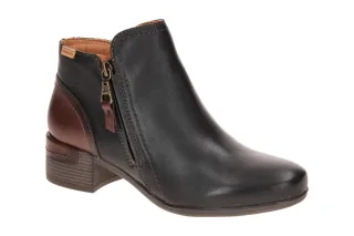 Pikolinos W6W-8648 black Damen Stiefeletten MALAGA 3cm Blockabsatz