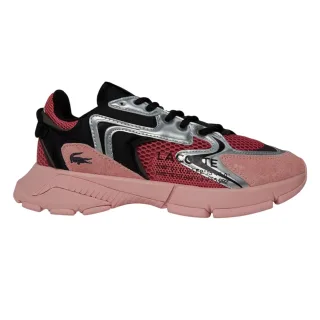 Lacoste - "L003 Neo" Sneaker für Damen, Leder, Grob flach (Rosa)
