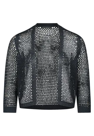 Betty Barclay - Grobstrickjacke dunkelblau - Gr. - 36