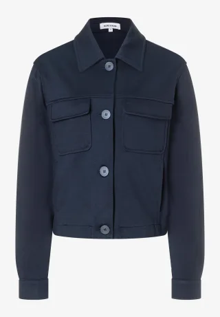 MORE & MORE - Jerseyjacke blau - Gr. - 42