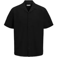 Jack & Jones Kurzarmhemd JJGLOBAL WAFFLE RESORT SHIRT SS mit Resort Kragen