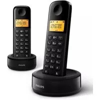 Philips Philips D160 Schnurlos Telefon Duo - Telefon Festnetz Schnurloses DECT-Telefon