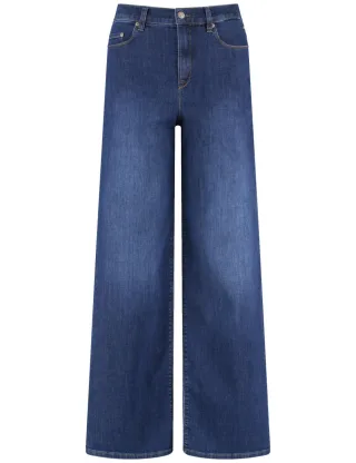 GERRY WEBER Edition - Weite Jeans blau - Gr. - 42