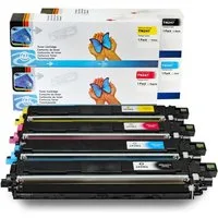 D&C Tonerkartusche Kompatibel Brother TN-243, TN-247 Multipack 4-Farben (Schwarz, Cyan