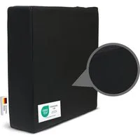 Stoffschmiede Sitzkissen Orthopädisch aus Kunstleder - 40x40x10cm, Ergonomisches Sitzkissen Stuhl als Sitzerhöhung und Aufstehhilfe