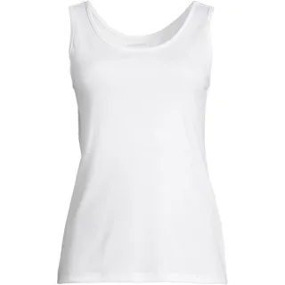 Baumwoll-Top für Damen in Petite-Größe, Damen, size: petite, Blau, Baumwolle, by Lands' End
