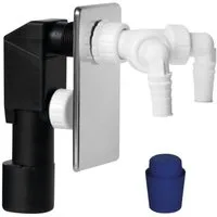 Bruckner Siphon Unterputz-Waschmaschinensiphon, 2x Anschluss, DN40/50, Bruckner-168-452-3