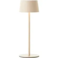 Brilliant LED Außen-Tischleuchte Jona, Dimmfunktion, LED fest integriert, Warmweiß, Kabellos, USB, H 25 cm, 170 lm, höhenverstellbar, 3000 K