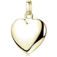 Materia Herzanhänger Damen Gold Liebe Herz KA-272, Sterlingsilber, vergoldet