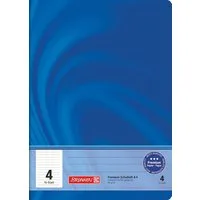 BRUNNEN Schulheft BRUNNEN Schulheft A4 Lineatur 4 liniert, 16 Blatt – Vivendi