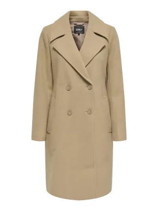 ONLY - ONLADINA LONG COAT CC OTW Tannin - Gr. - S