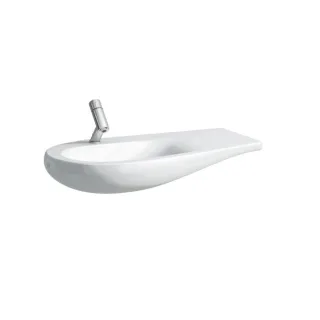 LAUFEN Il Bagno Alessi One Waschtisch 90x50cm, LCC H8149754001091, mit Ablauf, ohne Überlauf