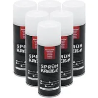 Spetebo Kreidespray Markierungsspray für Beton, Glas, Rasen & Außenflächen, Wasserlöslich und abwaschbar