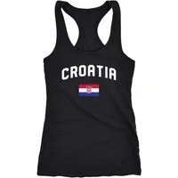 MoonWorks Tanktop Damen Tanktop Kroatien Croatia Hrvatska WM Fußball Weltmeisterschaft 2018 World Cup Fan-Shirt Moonworks®
