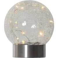 STAR TRADING LED Solarleuchte Solar Dekoration Glory, Tageslichtsensor, LED fest integriert, Warmweiß, 3-in-1-Nutzung, 10 Dewdrops, Dämmerungssensor