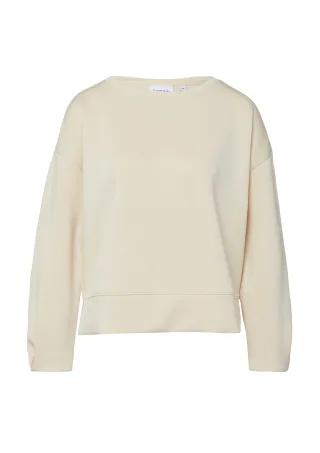 comma - Sweatshirt beige - Gr. - 38
