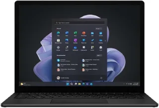 Microsoft Surface Laptop 5 Business [15" Touch Core i7-1265U 18GHz 16GB RAM 256GB SSD Intel UHD Graphics Win 11 Pro] schwarz