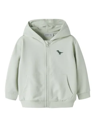 NAME IT - NMMVALON LS NREG SWE CARD WH UNB Pale Aqua - Gr. - 116