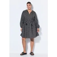 Studio Untold Jerseykleid Kleid kurze bequeme Passform Struktur und Muster