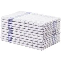 Gözze Geschirrtuch Geschirrtücher, Des. 60041 Karo, (Set, 10-tlg), aus 100% Baumwolle