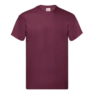 Fruit of the Loom - "Original" T-Shirt für Herren (Burgunderrot)